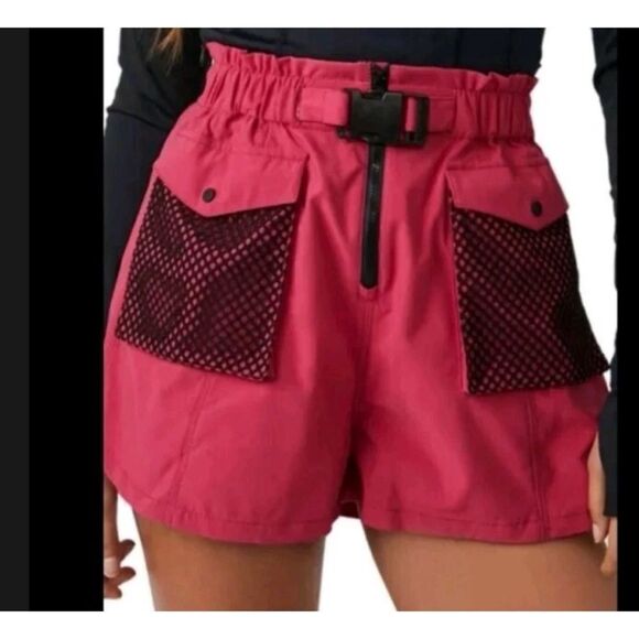 Free People Movement Adventure Pull On W/Zip Hiking Camping Short Lovestruck S - Picture 2 of 6
